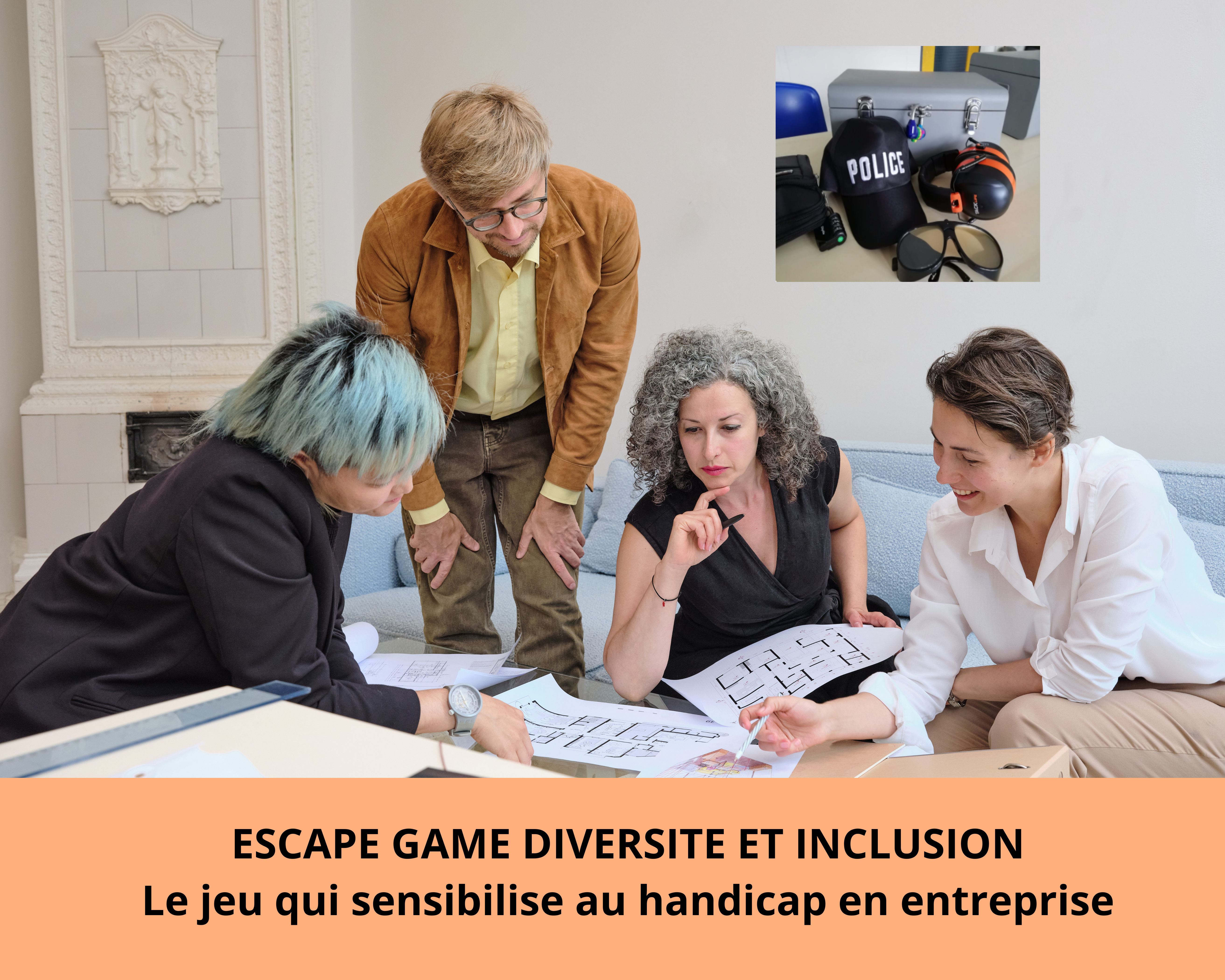 escape game diversité et inclusion, le jeu qui sensibilise au handicap by glad events