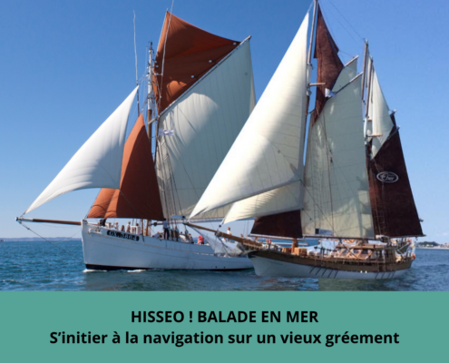 Hsséo ! Balade en mer et initiation à la navigation sur un vieux réement by Glad events