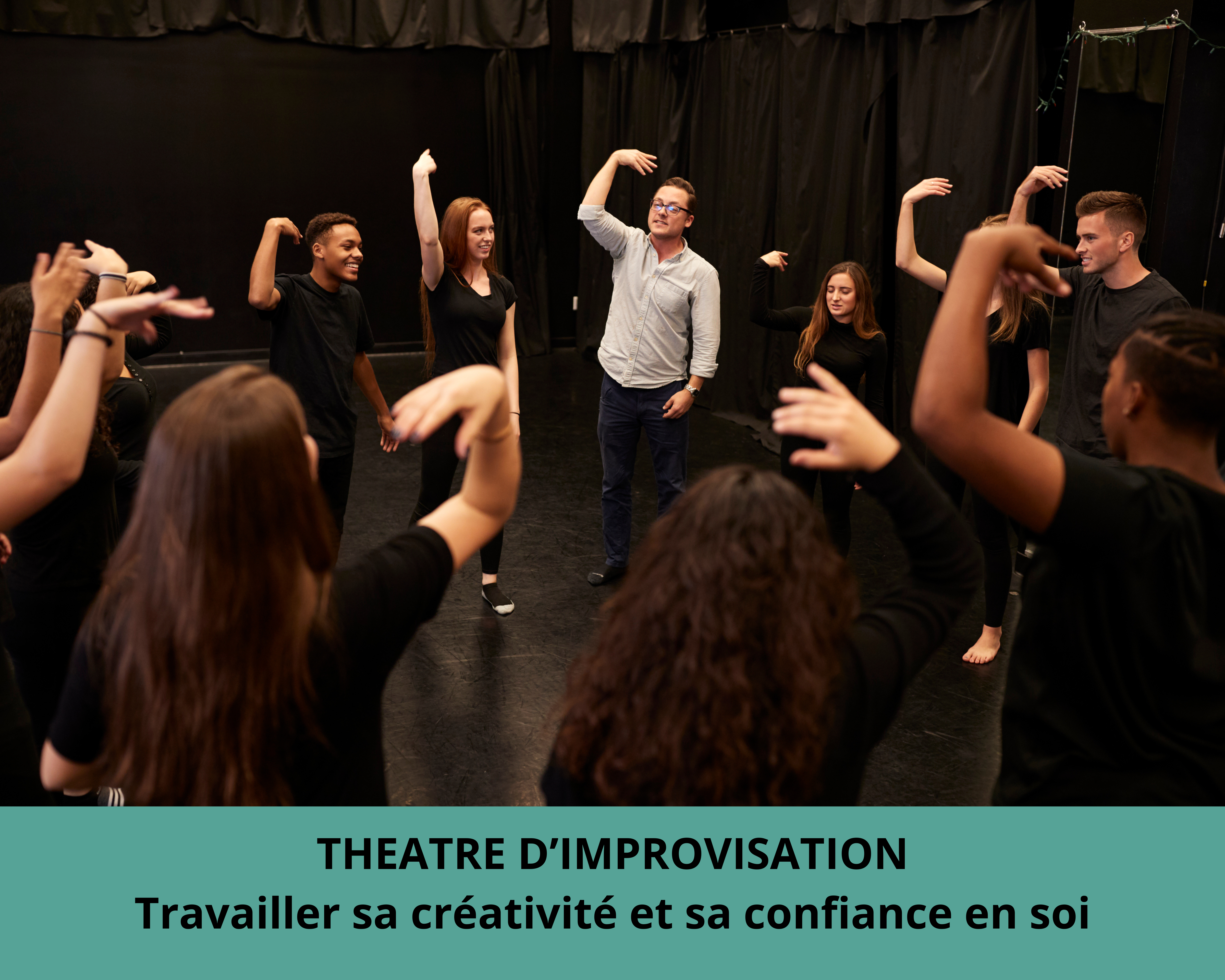 affiche team building théâtre d'improvisation