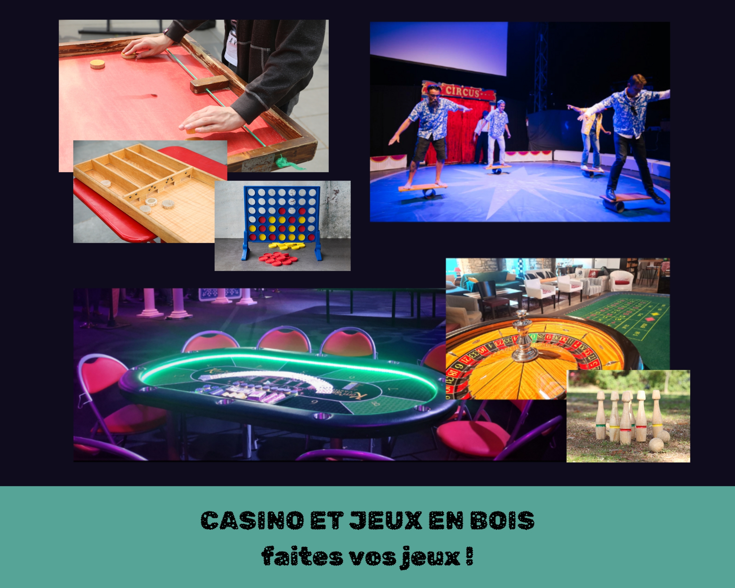 Team building casino et eux en boi par Glad events