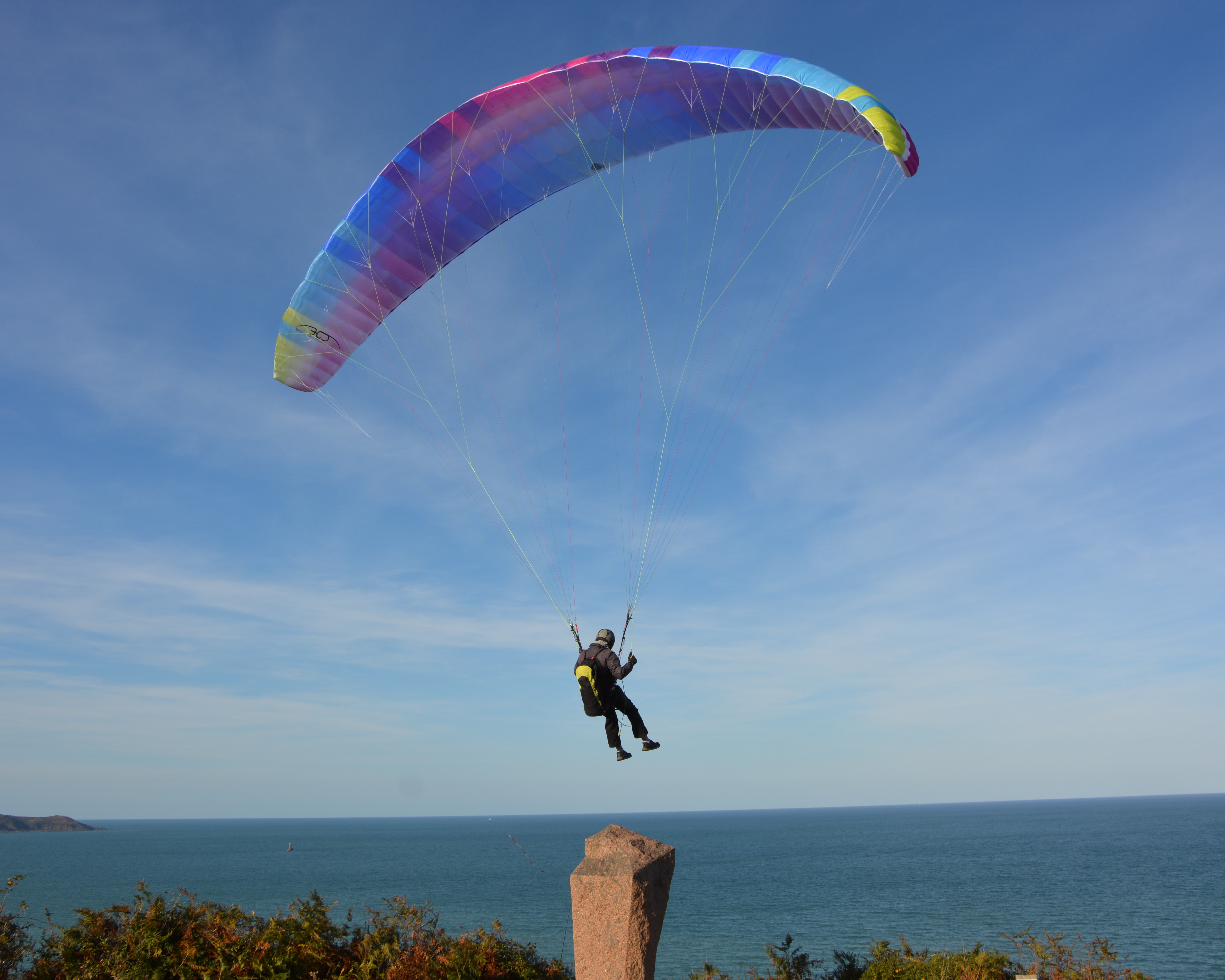 Activité de parapente par Glad events pour vos EVG et EVJF à St Brieuc