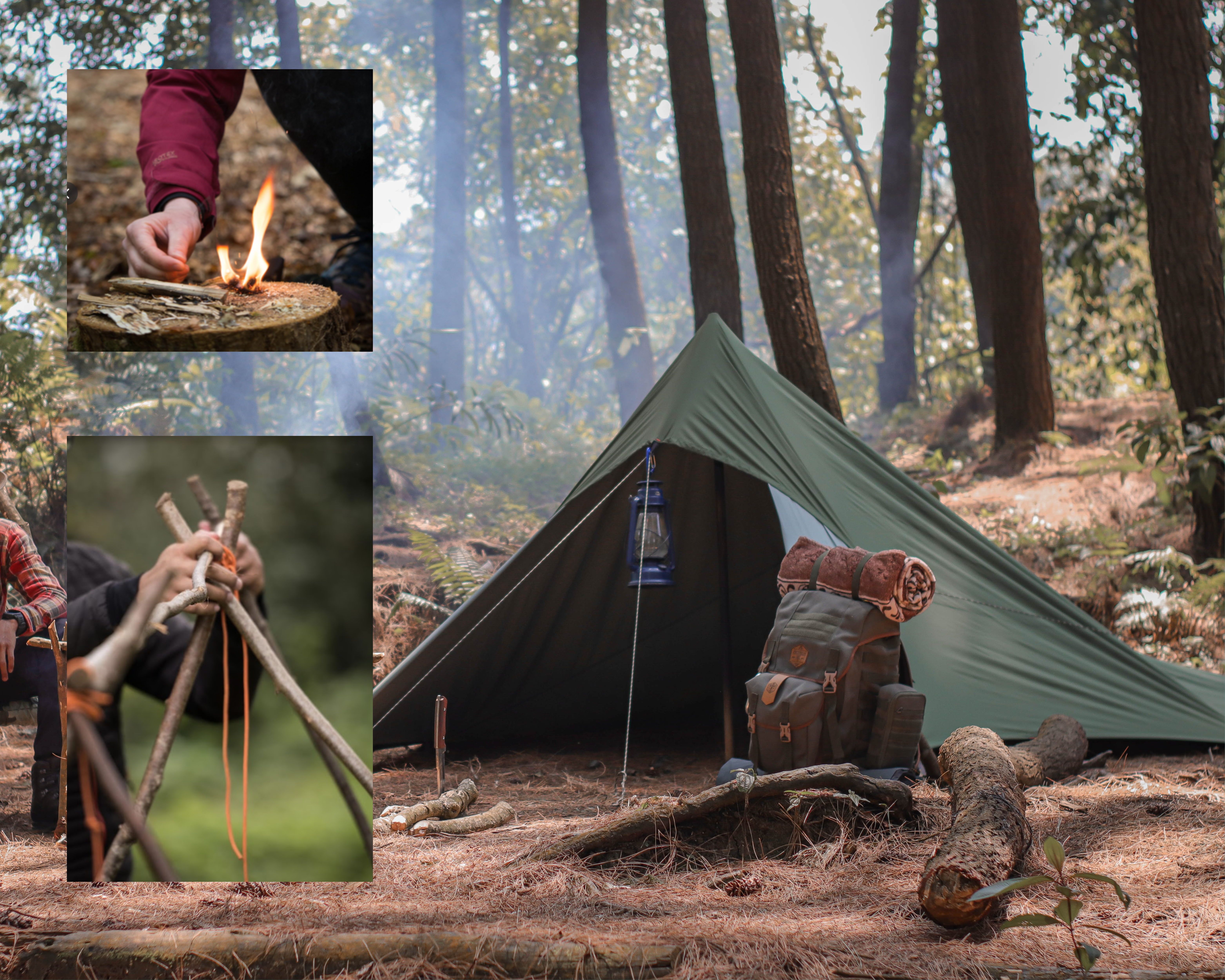 Atelier de survie en pleine nature pour des EVG et EVJF hors normes en Côtes d'Armor