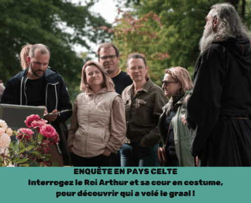 de enquête en Pays Celte un team building immersif et théatralisé