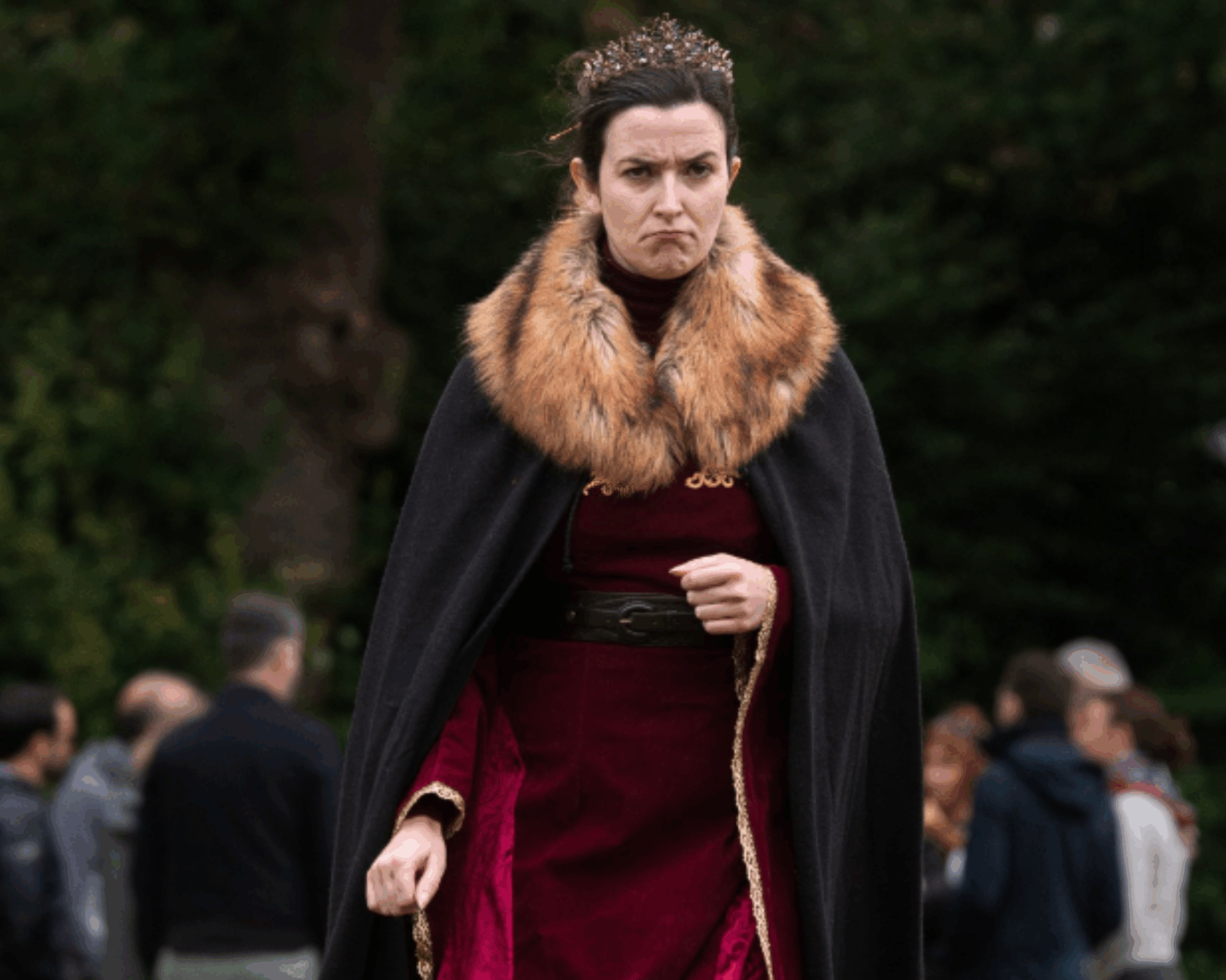 Femme costumée lors de l'enquête en pays celte de Glad evenst agence évènementielle à St Brieuc