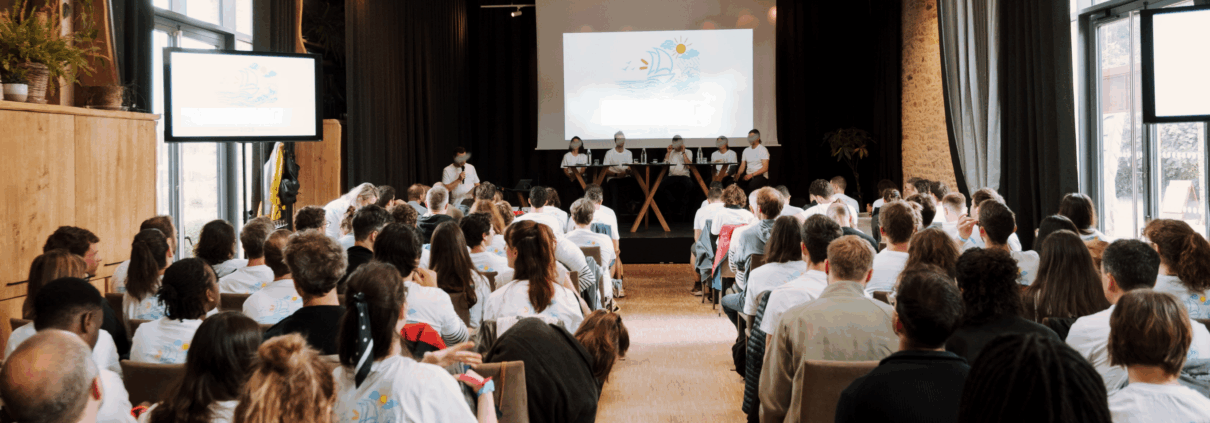 séminaire Glad event - réunion de travail et conférence pour 130 personnes